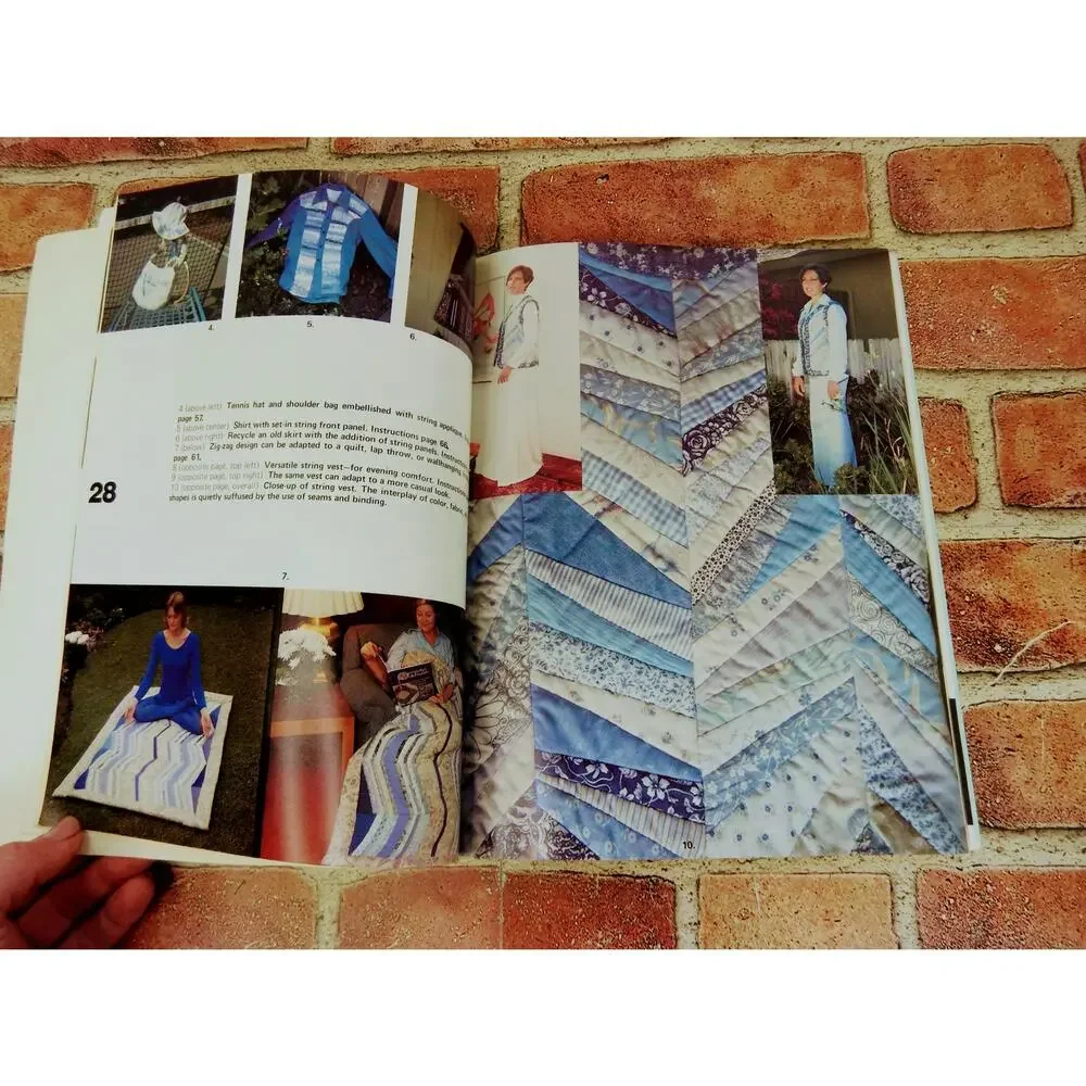 STRING QUILTS 'N THINGS by Marjorie Puckett‎  Quilting Book  Retro 70s Vtg 1979